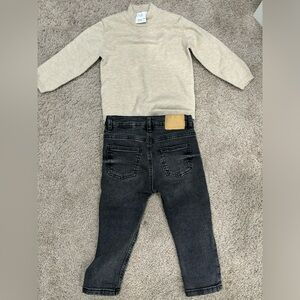 Zara sweater and jeans